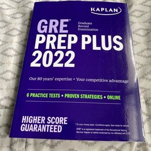 kaplan GRE prep plus book 2022